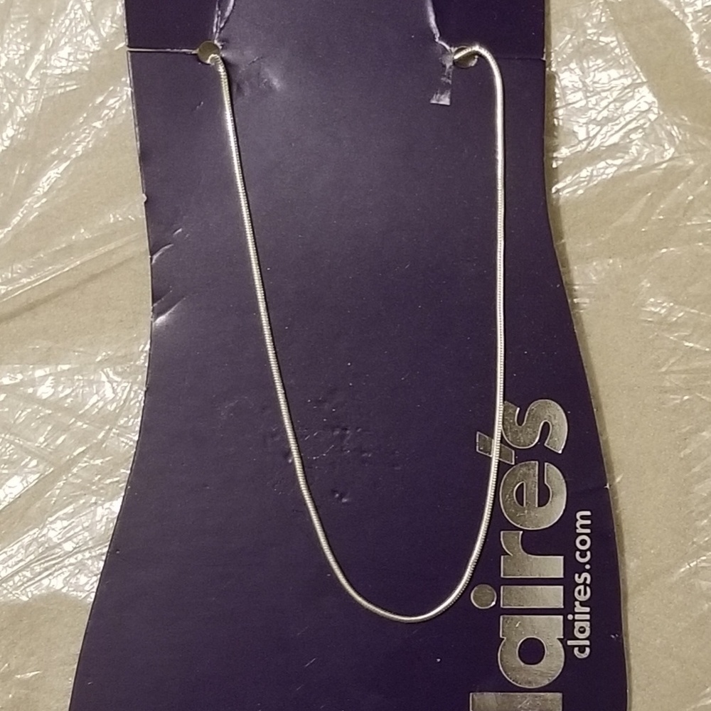 Nwt super cute silver Claire's ankle Bracelet